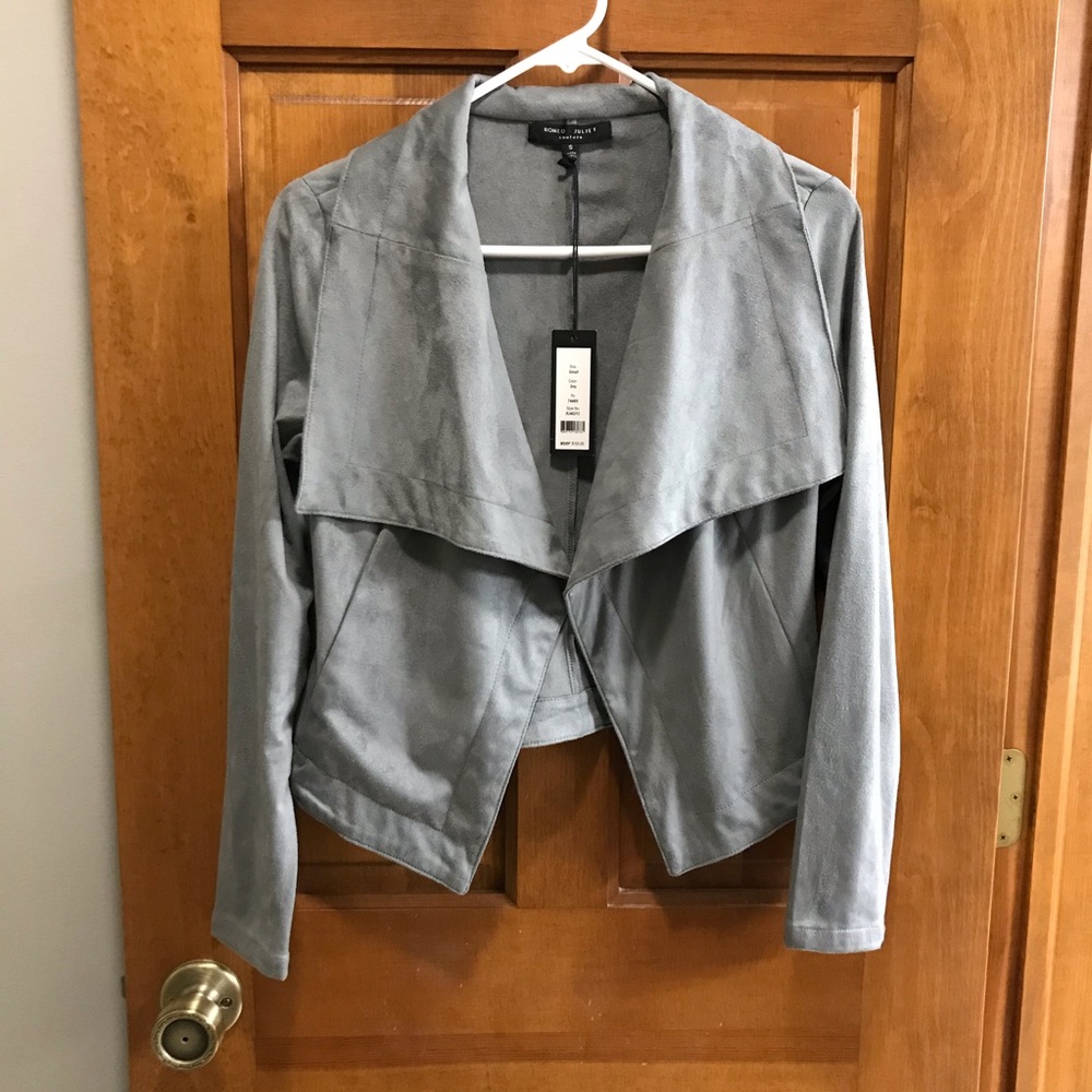 NWT Romeo & Juliet Couture Faux Suede Jacket